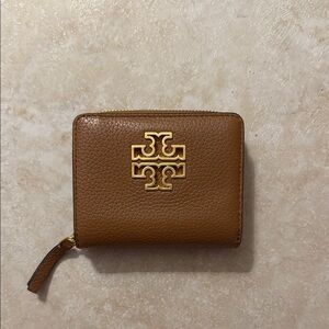 Tory Burch Brown Leather Wallet